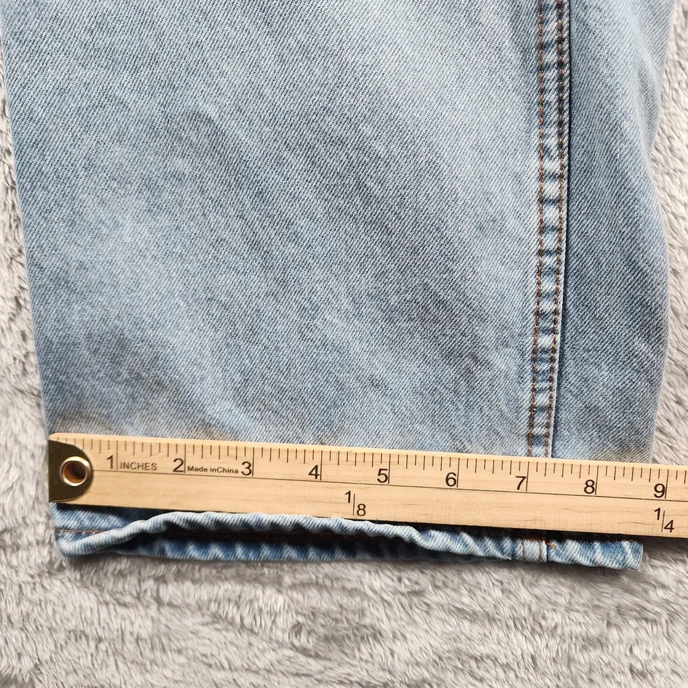 True Religion Jeans Mens 38x32 Ricky‎ Relaxed Straight Light Wash Blue Denim